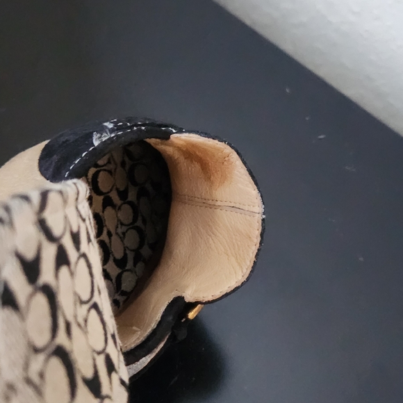 COACH Deirdre Black Clog Heeled sandals 6.5 - Picture 8 of 10